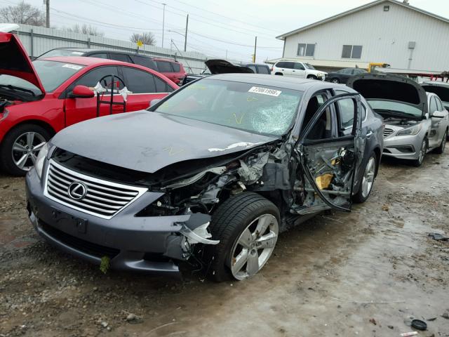 JTHCL5EF6C5014747 - 2012 LEXUS LS 460 GRAY photo 2