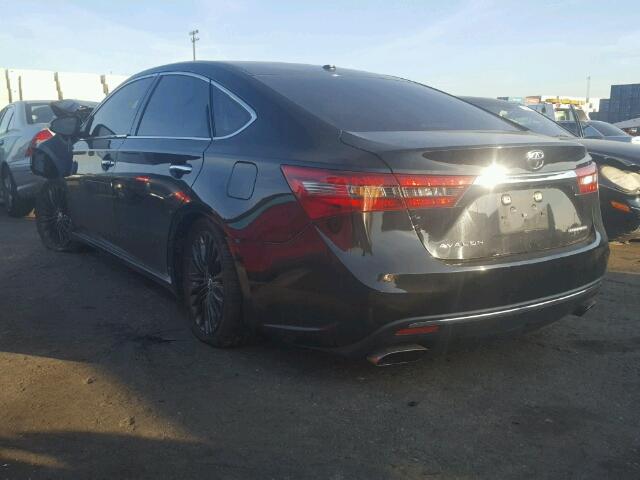4T1BK1EB3GU195528 - 2016 TOYOTA AVALON XLE BLACK photo 3