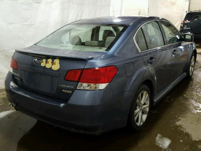 4S3BMBC65D3026218 - 2013 SUBARU LEGACY 2.5 BLUE photo 4