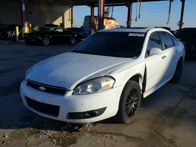 2G1WC5EM2B1106444 - 2011 CHEVROLET IMPALA LTZ WHITE photo 2