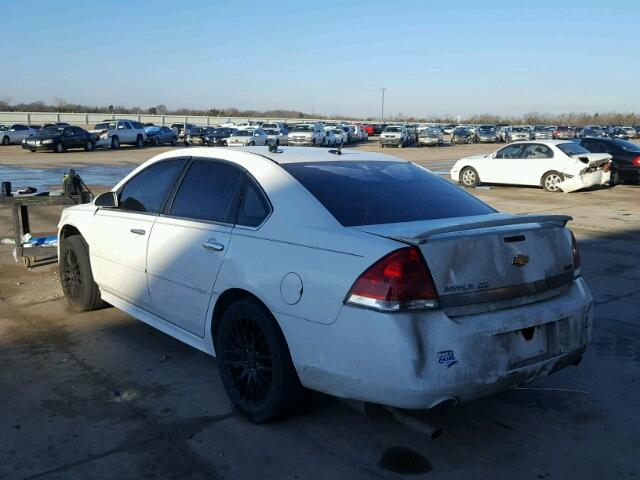 2G1WC5EM2B1106444 - 2011 CHEVROLET IMPALA LTZ WHITE photo 3