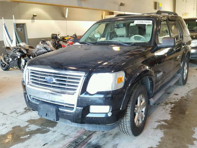 1FMEU73E67UB66726 - 2007 FORD EXPLORER X BLACK photo 2