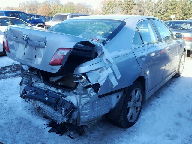 4T1BE46K97U045852 - 2007 TOYOTA CAMRY NEW SILVER photo 4