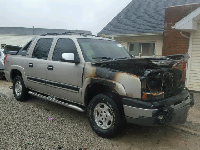 3GNEK12Z55G213201 - 2005 CHEVROLET AVALANCHE BEIGE photo 1