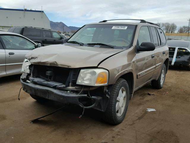 1GKDT13S722505265 - 2002 GMC ENVOY BEIGE photo 2