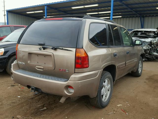 1GKDT13S722505265 - 2002 GMC ENVOY BEIGE photo 4