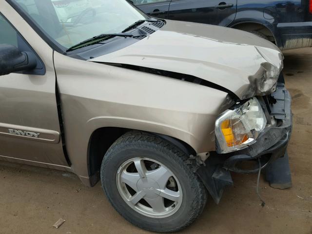 1GKDT13S722505265 - 2002 GMC ENVOY BEIGE photo 9