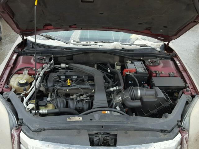 3FAHP07Z67R251592 - 2007 FORD FUSION SE BURGUNDY photo 7