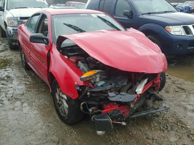 1G2NF52E71M636679 - 2001 PONTIAC GRAND AM S RED photo 1