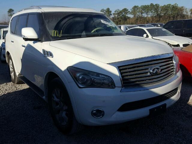 JN8AZ2ND5C9716074 - 2012 INFINITI QX56 WHITE photo 1