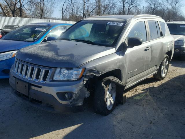 1J4NT1FA2BD245214 - 2011 JEEP COMPASS SP GRAY photo 2