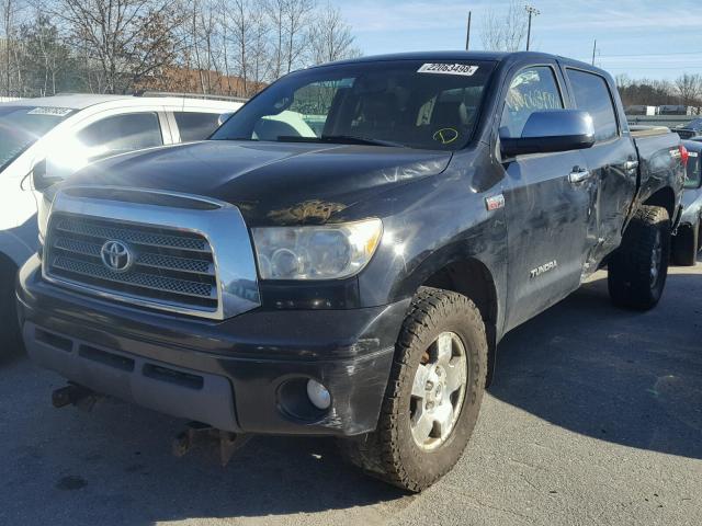 5TBDV58137S460816 - 2007 TOYOTA TUNDRA CRE BLACK photo 2