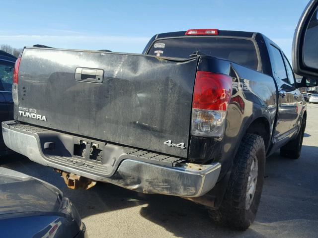 5TBDV58137S460816 - 2007 TOYOTA TUNDRA CRE BLACK photo 4