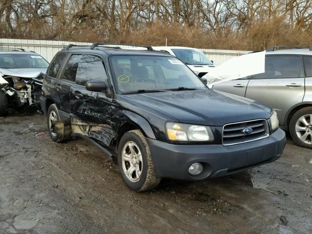 JF1SG63675H720840 - 2005 SUBARU FORESTER 2 BLACK photo 1