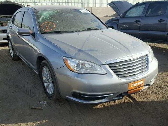 1C3CCBBGXEN119635 - 2014 CHRYSLER 200 TOURIN GRAY photo 1