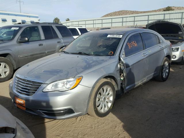 1C3CCBBGXEN119635 - 2014 CHRYSLER 200 TOURIN GRAY photo 2