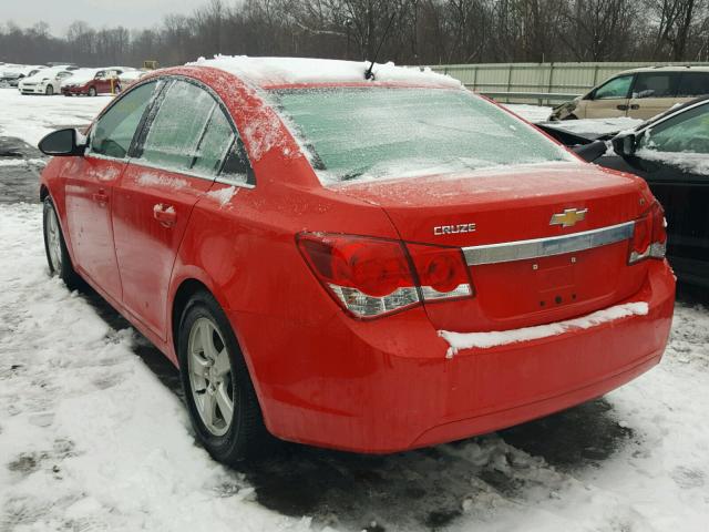 1G1PE5SB2G7126804 - 2016 CHEVROLET CRUZE LIMI RED photo 3