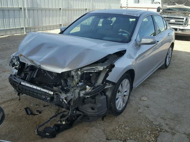 1HGCR2F84DA191841 - 2013 HONDA ACCORD EXL SILVER photo 2