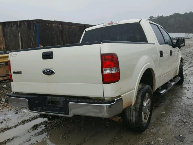 1FTPW12V27FA00231 - 2007 FORD F150 SUPER CREAM photo 4