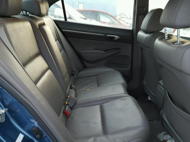 2HGFA16908H505757 - 2008 HONDA CIVIC EXL 蓝色 照片 6