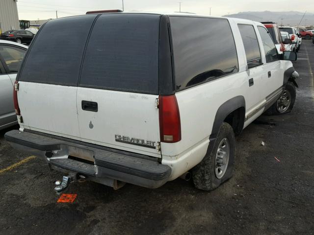 3GNGK26R6XG223831 - 1999 CHEVROLET SUBURBAN K WHITE photo 4