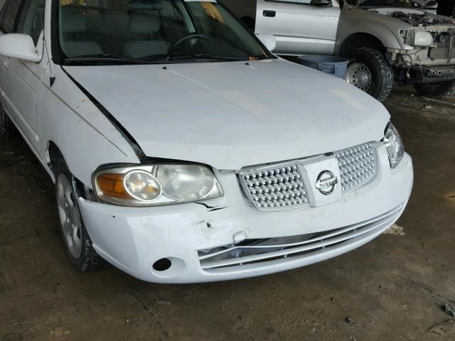 3N1CB51D85L525827 - 2005 NISSAN SENTRA 1.8 WHITE photo 9