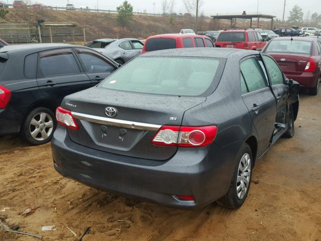 2T1BU4EE2DC964295 - 2013 TOYOTA COROLLA BA GRAY photo 4