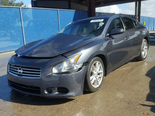 1N4AA51E99C858979 - 2009 NISSAN MAXIMA S GRAY photo 2