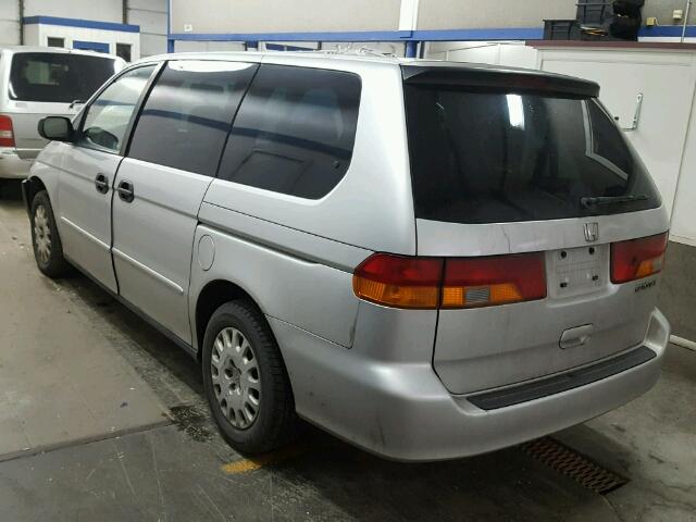 5FNRL18544B125207 - 2004 HONDA ODYSSEY LX SILVER photo 3