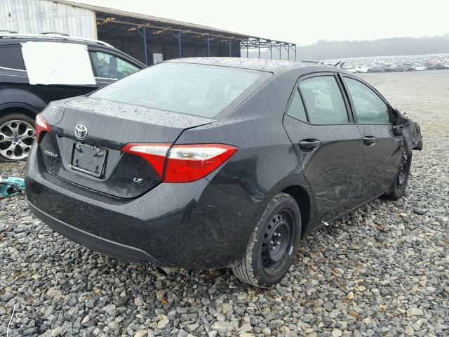 5YFBURHEXGP433908 - 2016 TOYOTA COROLLA L BLACK photo 4