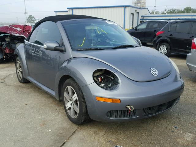 3VWPF31Y36M309399 - 2006 VOLKSWAGEN NEW BEETLE GRAY photo 1