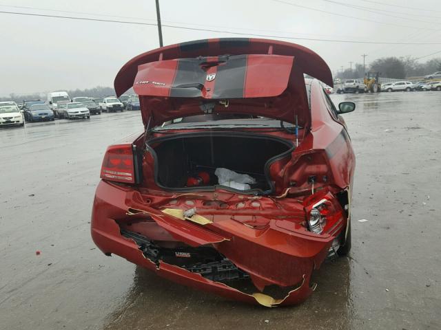 2B3KA43G68H270283 - 2008 DODGE CHARGER RED photo 9