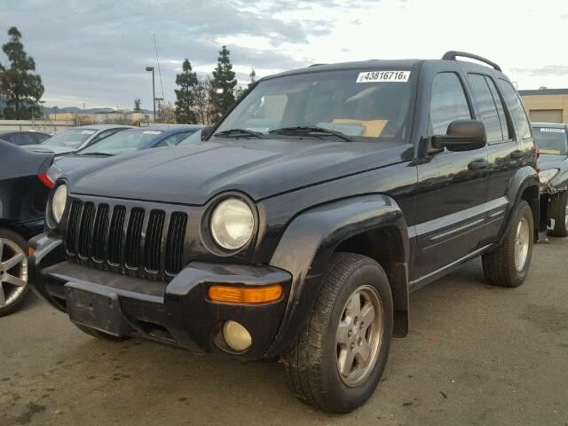 1J4GK58K82W342298 - 2002 JEEP LIBERTY LI BLACK photo 2