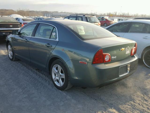 1G1ZG57B69F157428 - 2009 CHEVROLET MALIBU LS GREEN photo 3