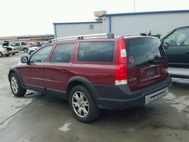 YV4SZ592271270963 - 2007 VOLVO XC70 RED photo 3