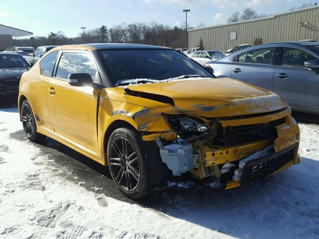 JTKJF5C79C3022969 - 2012 TOYOTA SCION TC 黄色 照片 1