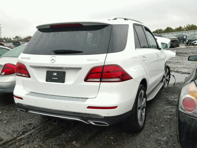 4JGDA5HBXHA958601 - 2017 MERCEDES-BENZ GLE 350 4M WHITE photo 4