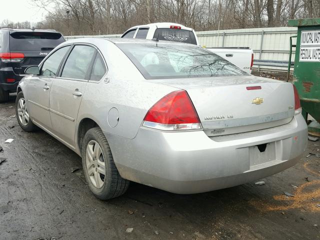 2G1WB58K881298779 - 2008 CHEVROLET IMPALA LS SILVER photo 3