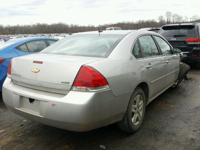 2G1WB58K881298779 - 2008 CHEVROLET IMPALA LS SILVER photo 4