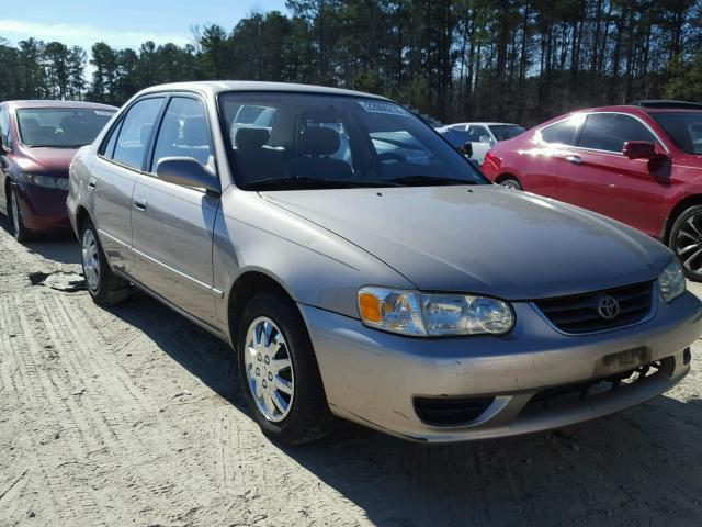 1NXBR12E81Z527657 - 2001 TOYOTA COROLLA CE BEIGE photo 1