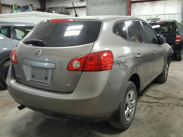 JN8AS58T88W304829 - 2008 NISSAN ROGUE S SILVER photo 4