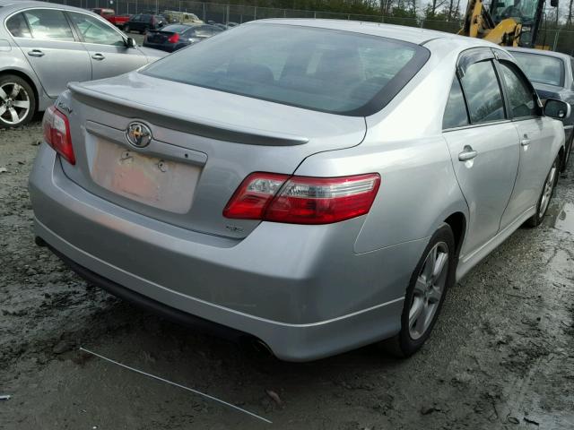 4T1BE46K57U539562 - 2007 TOYOTA CAMRY NEW SILVER photo 4