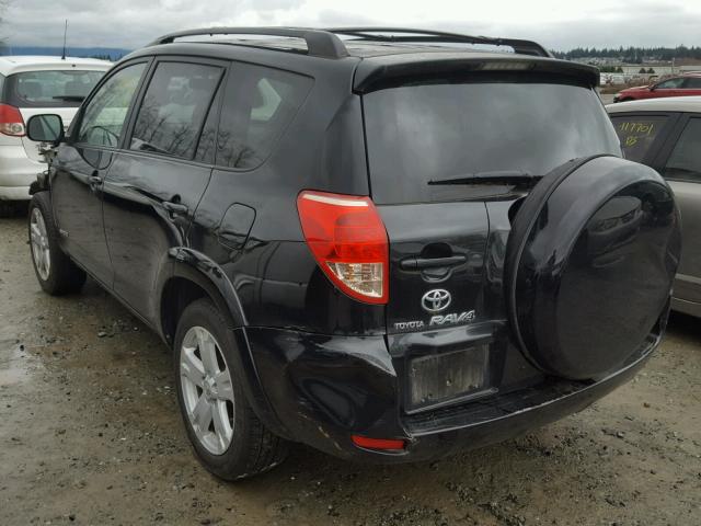 JTMZD32V676037888 - 2007 TOYOTA RAV4 SPORT BLACK photo 3