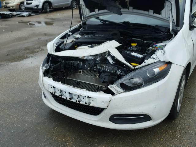 1C3CDFBB4FD158950 - 2015 DODGE DART SXT WHITE photo 9