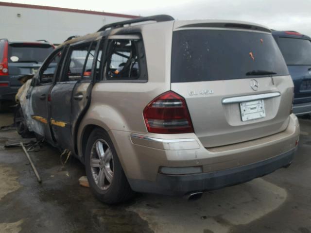 4JGBF71E57A111315 - 2007 MERCEDES-BENZ GL 450 4MA BURN photo 3