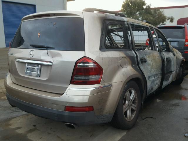 4JGBF71E57A111315 - 2007 MERCEDES-BENZ GL 450 4MA BURN photo 4