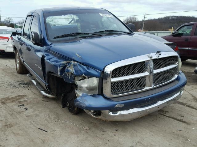 3D7HA18Z92G123180 - 2002 DODGE RAM 1500 BLUE photo 1