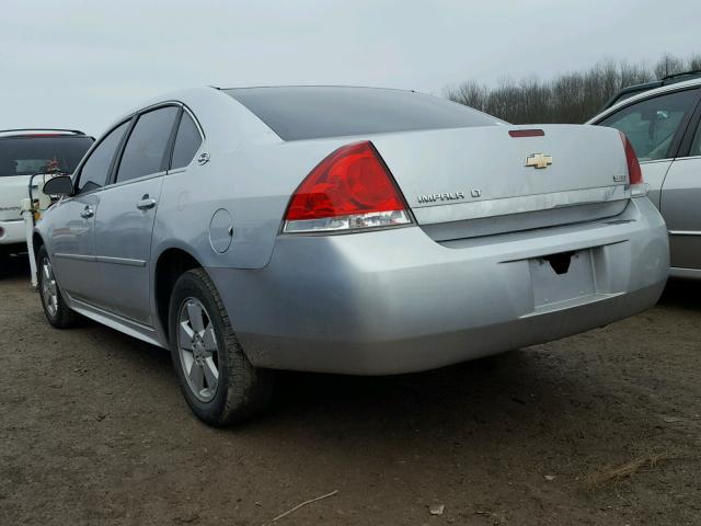 2G1WT57K191214298 - 2009 CHEVROLET IMPALA 1LT SILVER photo 3