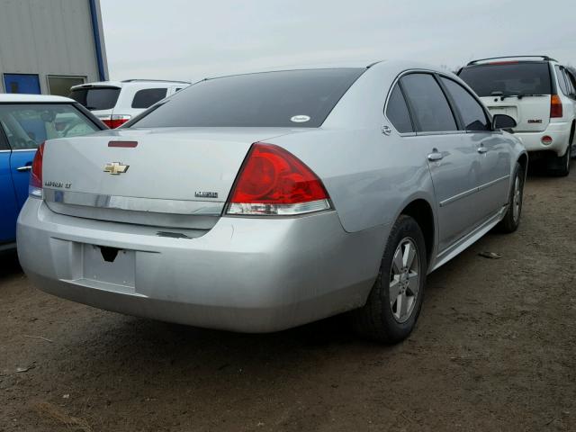 2G1WT57K191214298 - 2009 CHEVROLET IMPALA 1LT SILVER photo 4