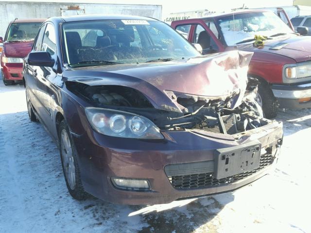 JM1BK343471769758 - 2007 MAZDA 3 HATCHBAC PURPLE photo 1